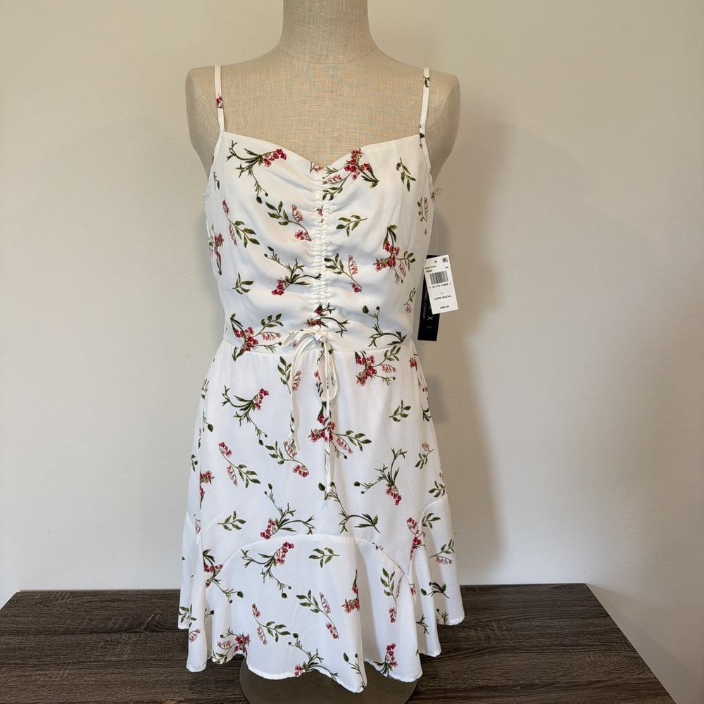 Trixxi Women's Floral Sunβ Dress Midi Size Large NWT